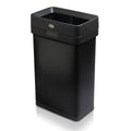 Slim Open Top Stainless Steel Trash Can, Matte Black, 13 Gal / 50L E307