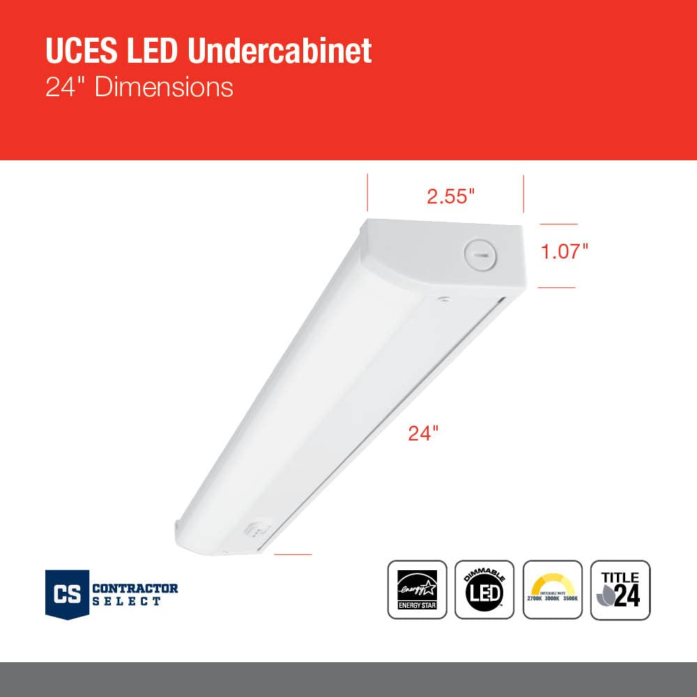 24 Inch Dimmable LED Under Cabinet Lighting A463