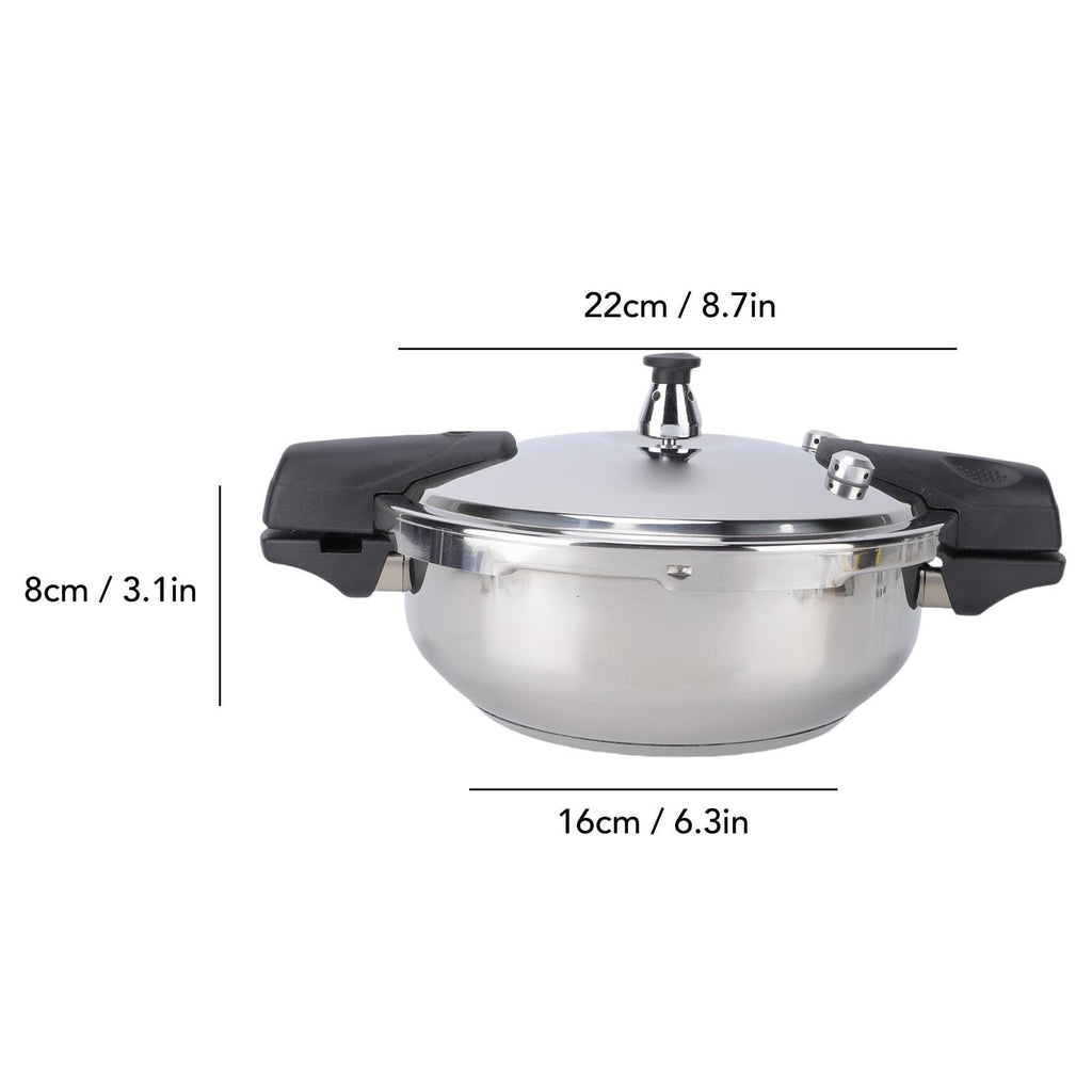 3L 304 Stainless Steel Mini Pressure Cooker G986158