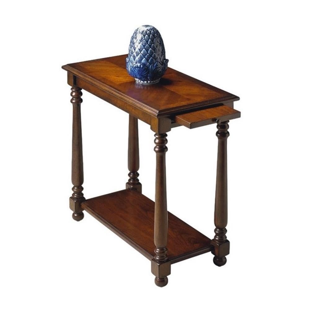 Set of 2 Cherry Chairside Table D9151