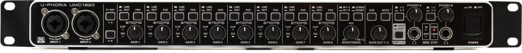 18x20 USB Audio/MIDI Interface with Mic Preamplifiers E48032
