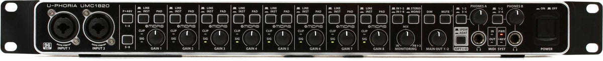 18x20 USB Audio/MIDI Interface with Mic Preamplifiers E48032