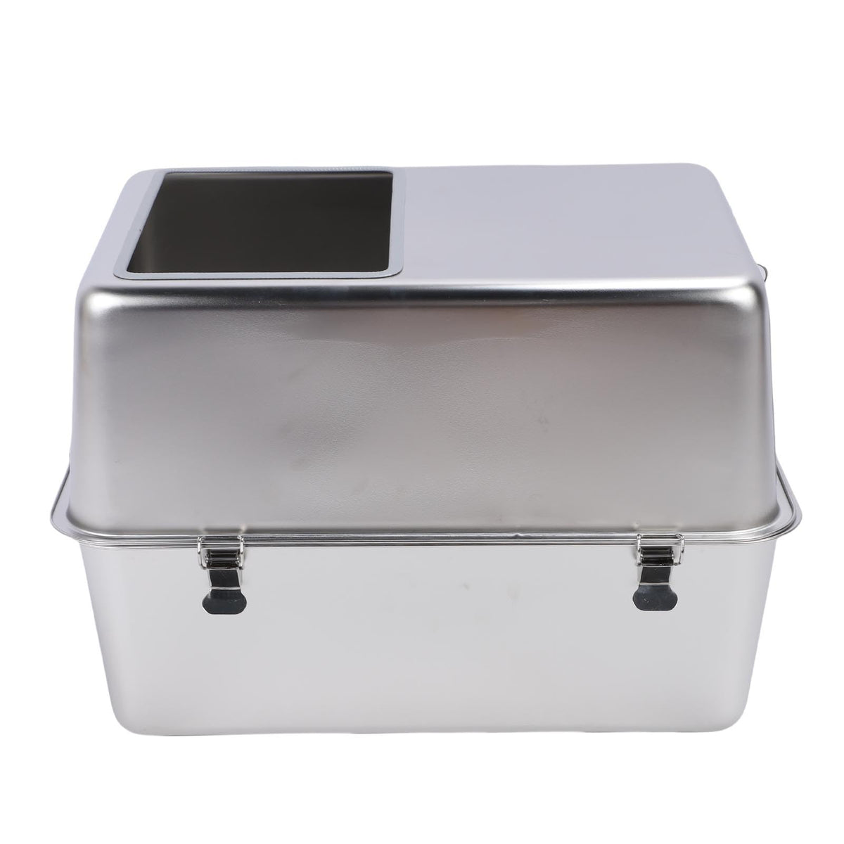 Enclosed Stainless Steel Top Entry Cat Litter Box with Scoop P1656
