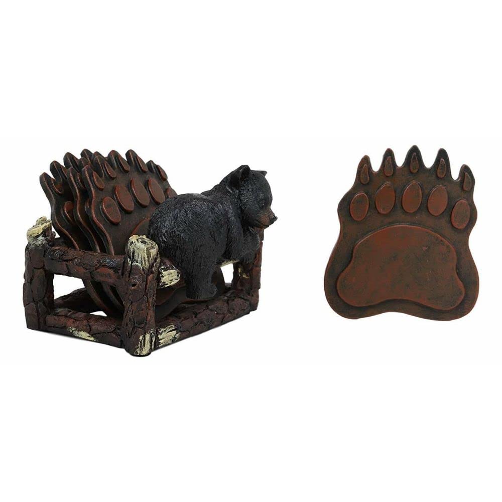 Black Bear Coaster Set of 4 U410623