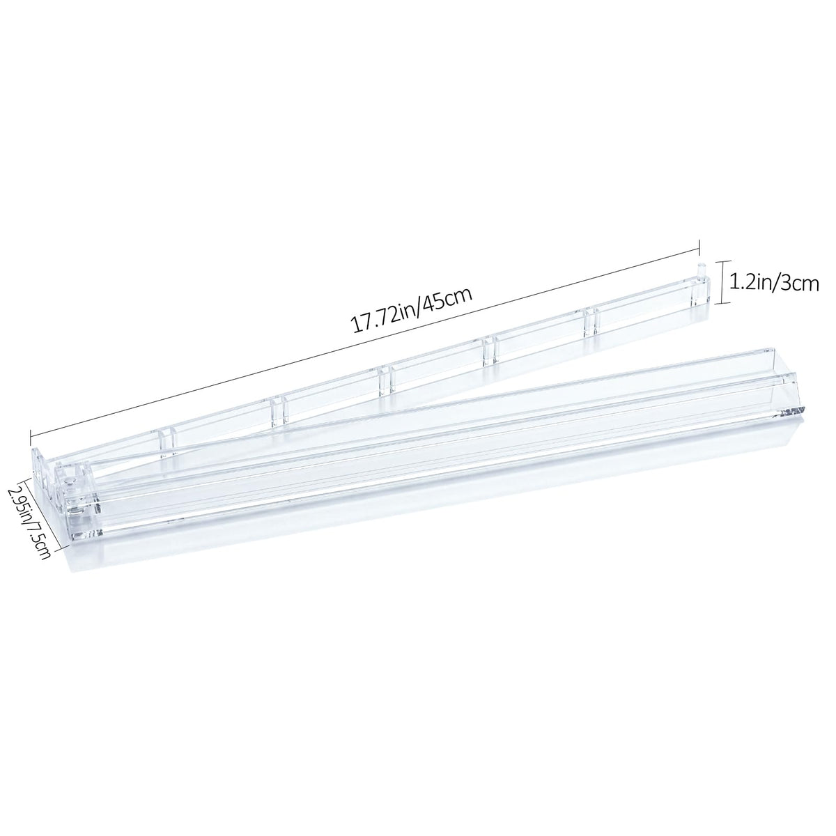 Clear Acrylic Mahjong Tile Rack and Pusher Set of 4 R237