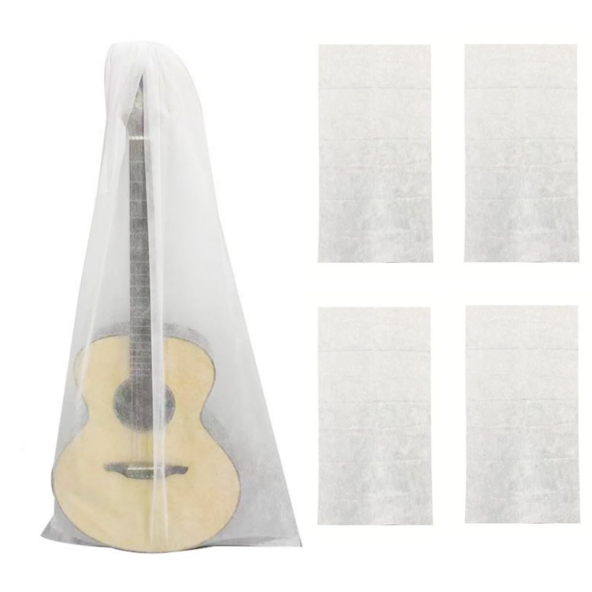 4 Pack Non-Woven Fabric Guitar Dust Cover Z619250