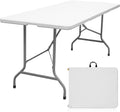 White 6ft Heavy Duty Folding Table A996