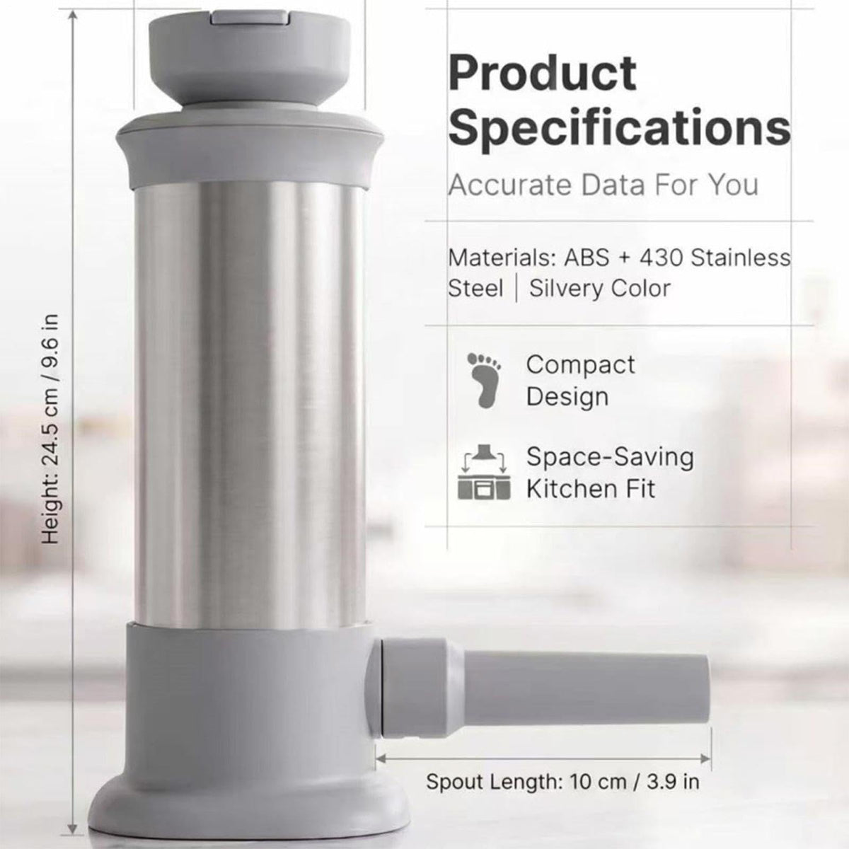 Stainless Steel Vertical Sausage Stuffer L76348