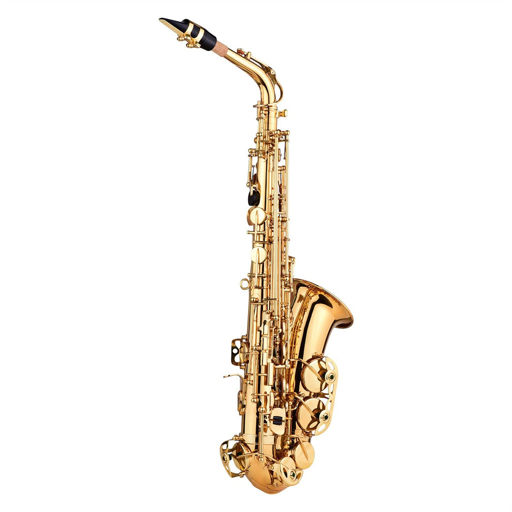 E Flat Alto Saxophone Brass Gold Lacquer V541