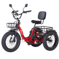 Electric Tricycle for Adults, 750W, 48V13Ah, 20"x4.0" Folding Fat Tire 3 Wheel Electric Trike Q495408