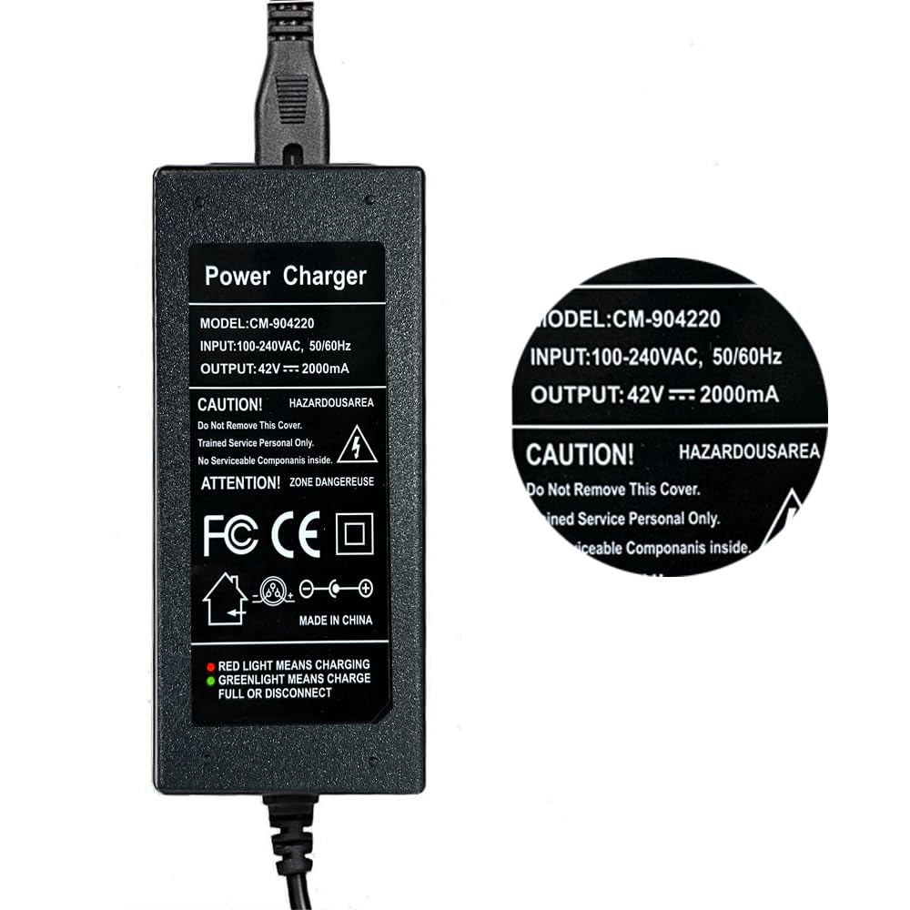42V 2A Charger for 36V Lithium Battery 5.5mm x 2.5mm R8567