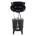 Portable Shampoo Bowl with Electric Pump, Height Adjustable Hair Washing Station O109166