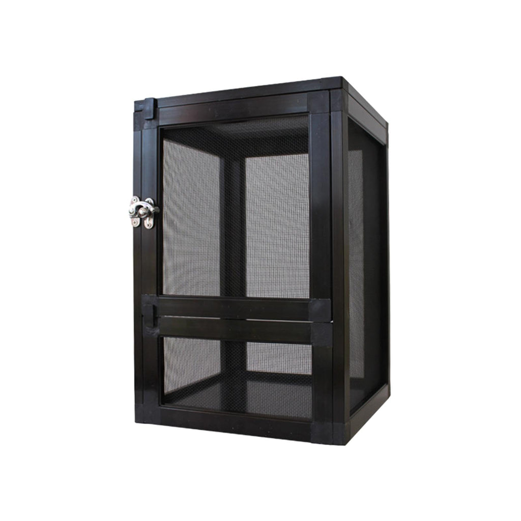 Black Aluminum Alloy Mesh Screen Habitat Cage G16072
