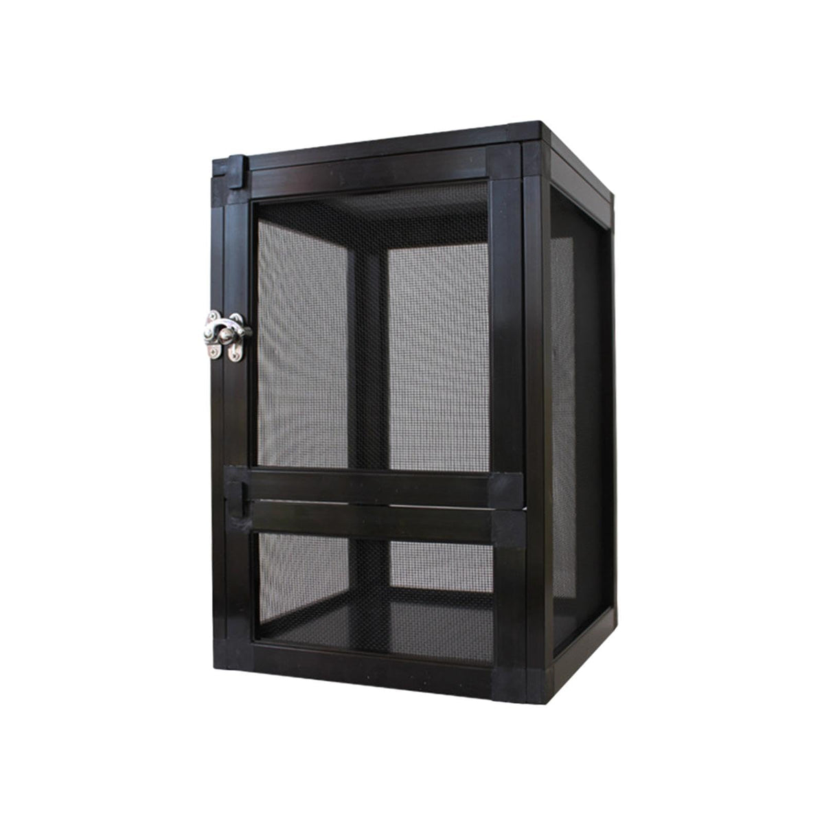 Black Aluminum Alloy Mesh Screen Habitat Cage G16072