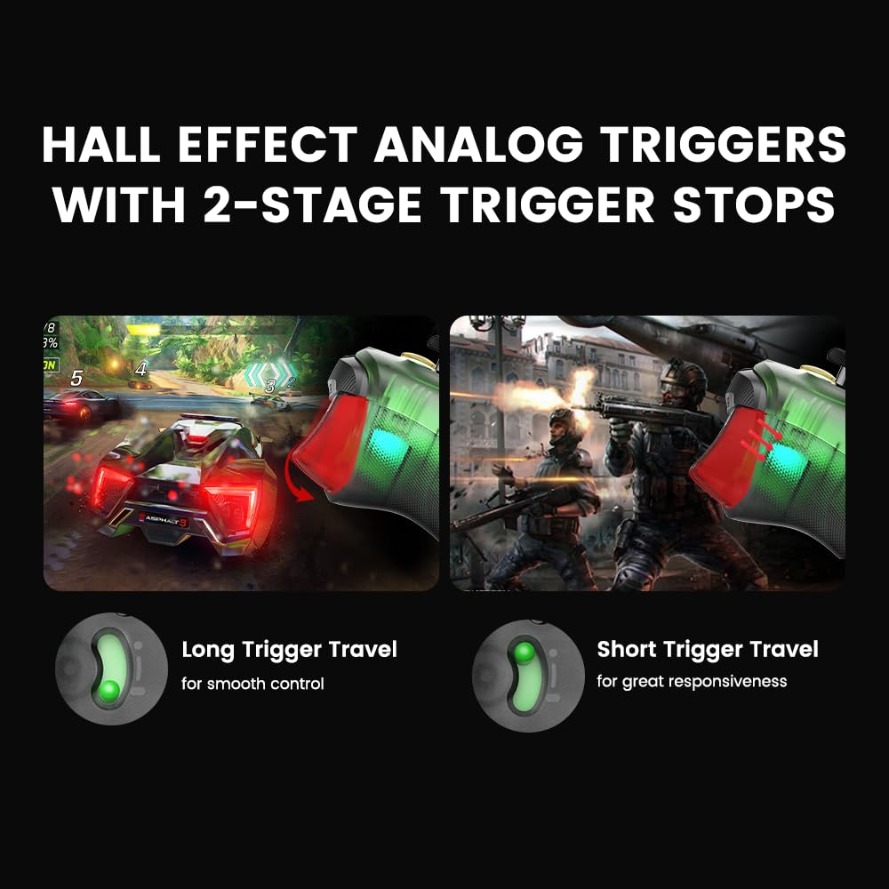 Wired Controller with Hall Effect Joysticks & Triggers N7359
