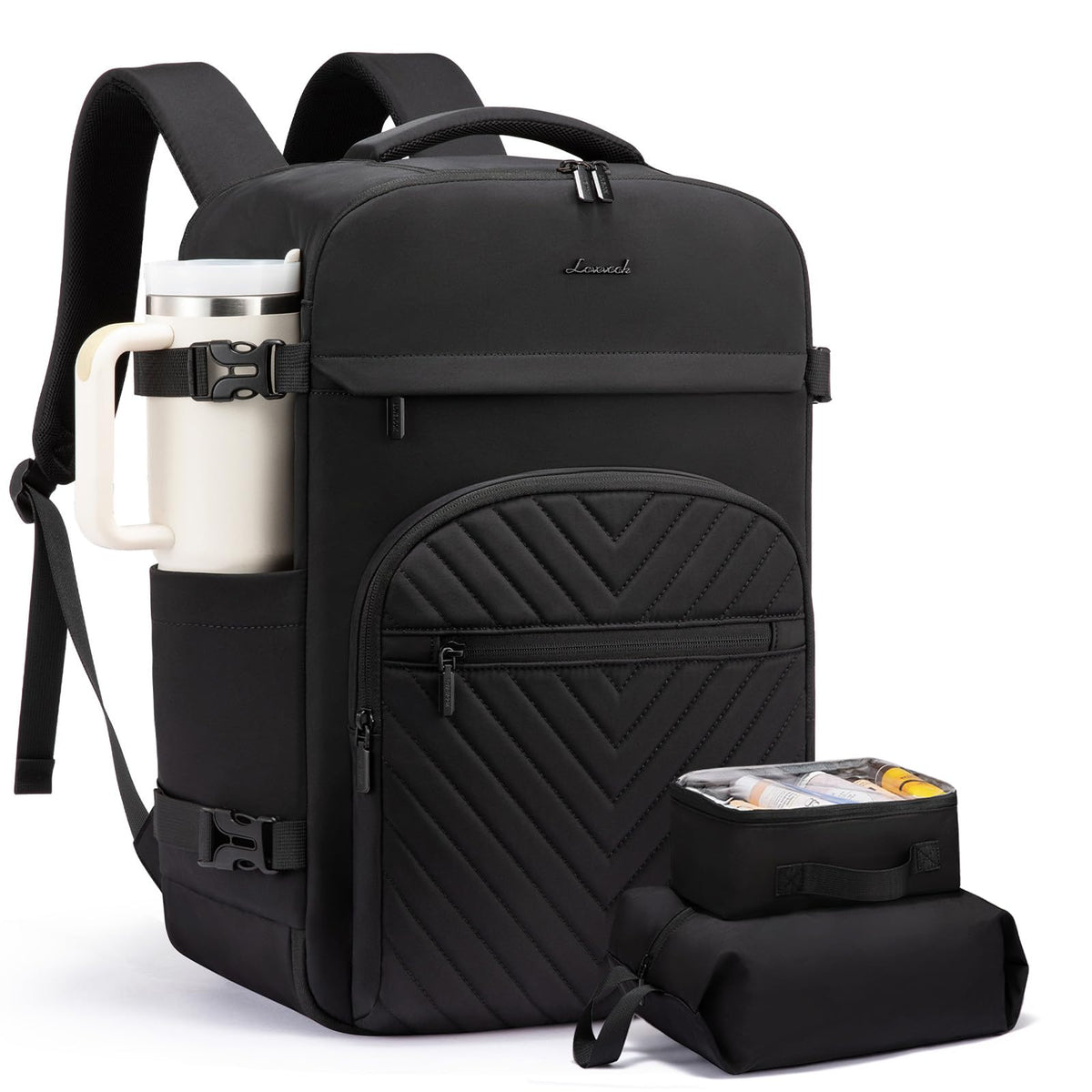 40L Waterproof Travel Backpack with 2 Cubes D901483