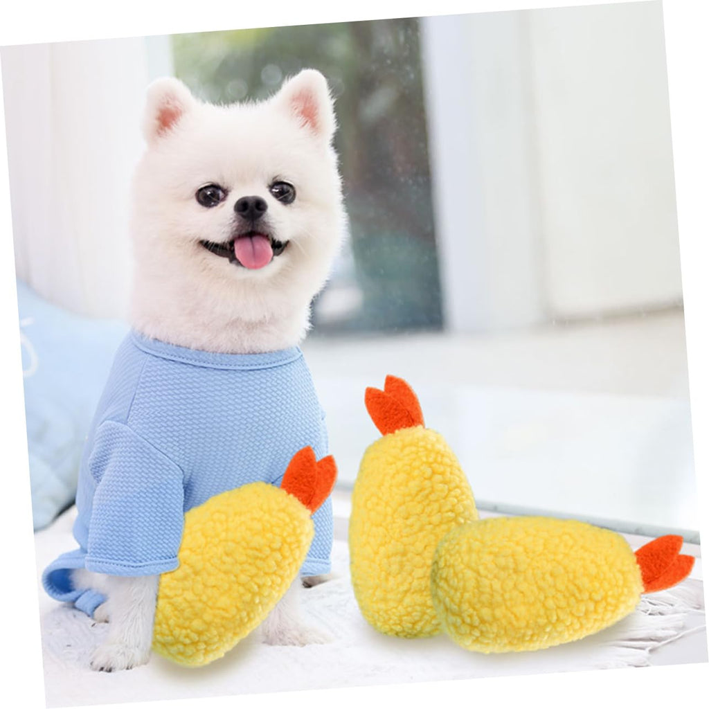 2 Pack Plush Squeaky Dog Toy Y7137