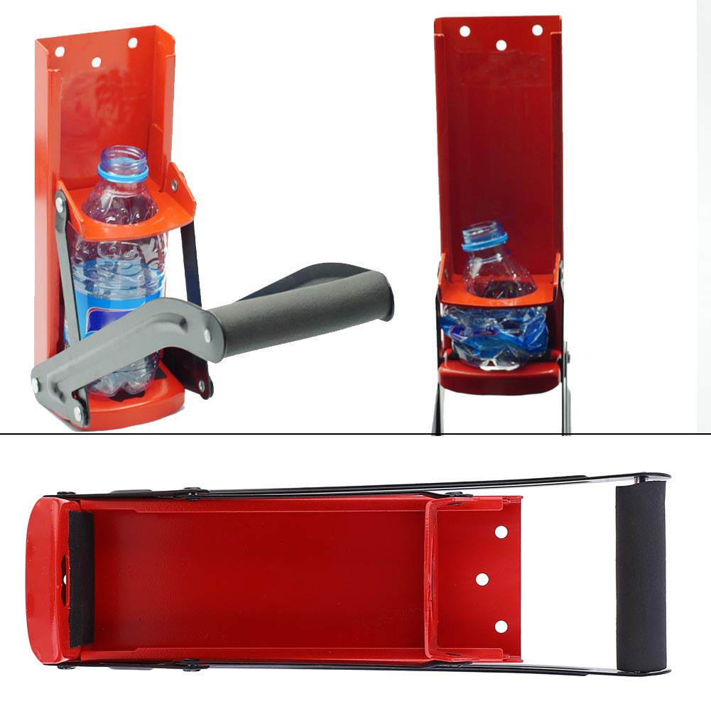 500ml Can Crusher Red Steel Rubber Handle U6935