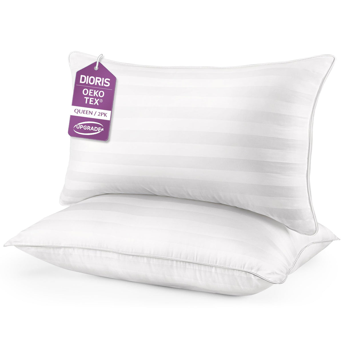 King Pillows Set of 2 Cooling Down Alternative Medium Firm D302326