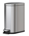 50 L Stainless Steel Kitchen Trash Can with Lid B5273