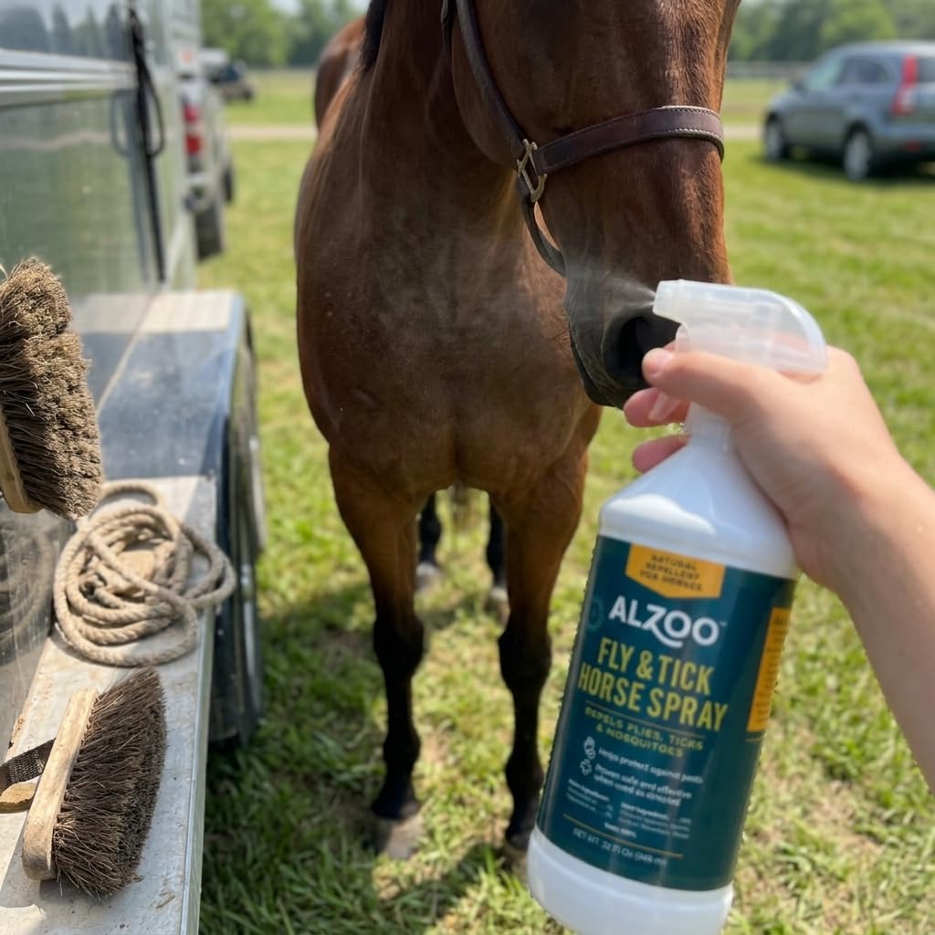 Plant-Based Fly and Tick Horse Spray 32 Fl. Oz. (Pack of 2) E3295