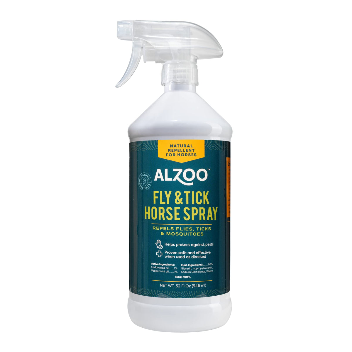 Plant-Based Fly and Tick Horse Spray 32 Fl. Oz. (Pack of 2) E3295