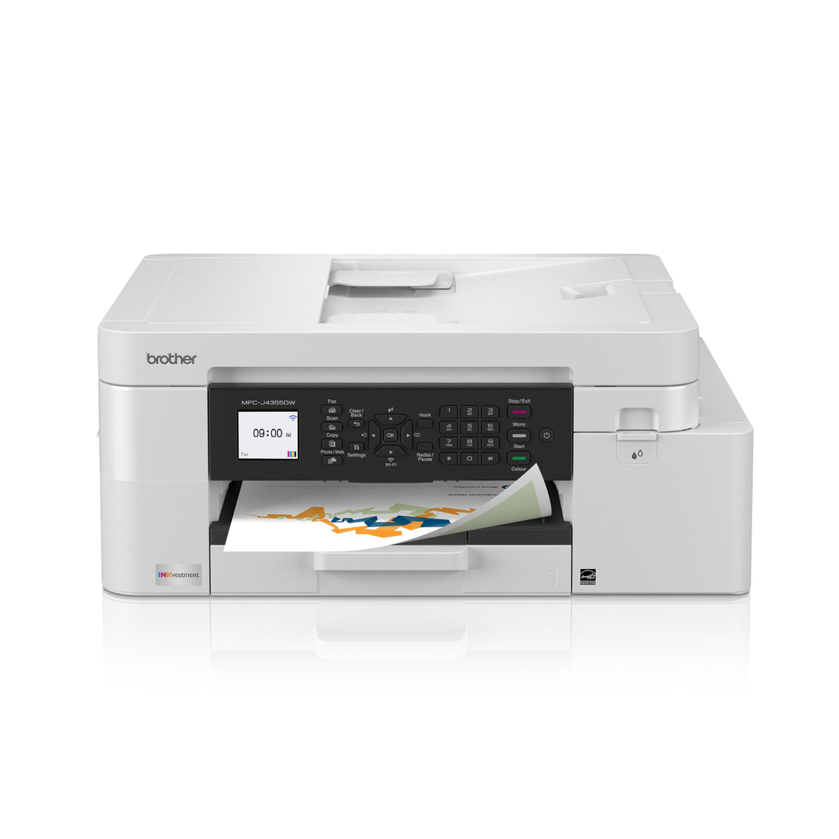 Wireless Color Inkjet All-in-One Printer with Color Display and Manual Feed Slot V552752