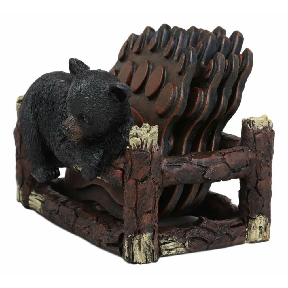 Black Bear Coaster Set of 4 U410623