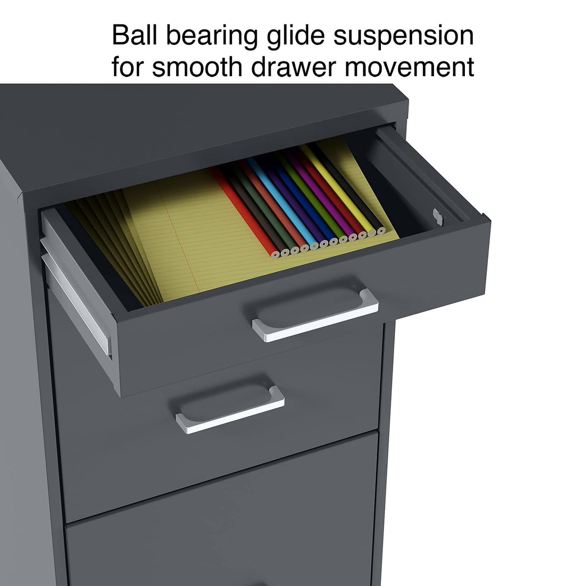 3 Drawer Letter Size Lockable File Cabinet I2894