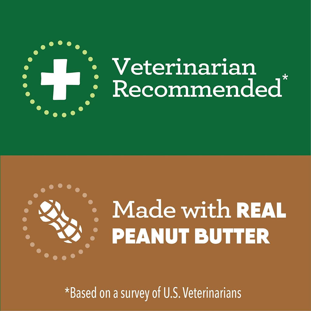 Peanut Butter Tablet Size Dog Treats 30 Count Pack of 6 O682201