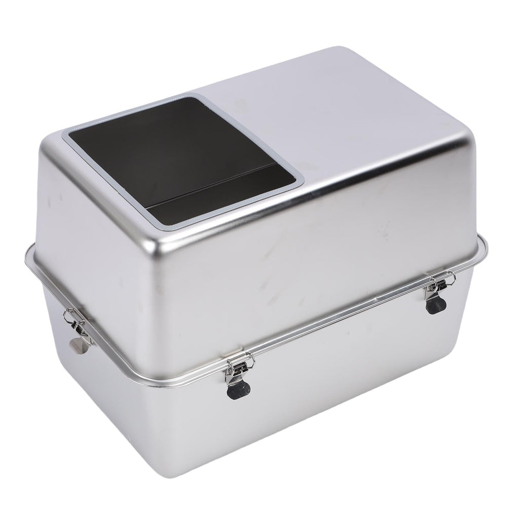 Enclosed Stainless Steel Top Entry Cat Litter Box with Scoop P1656