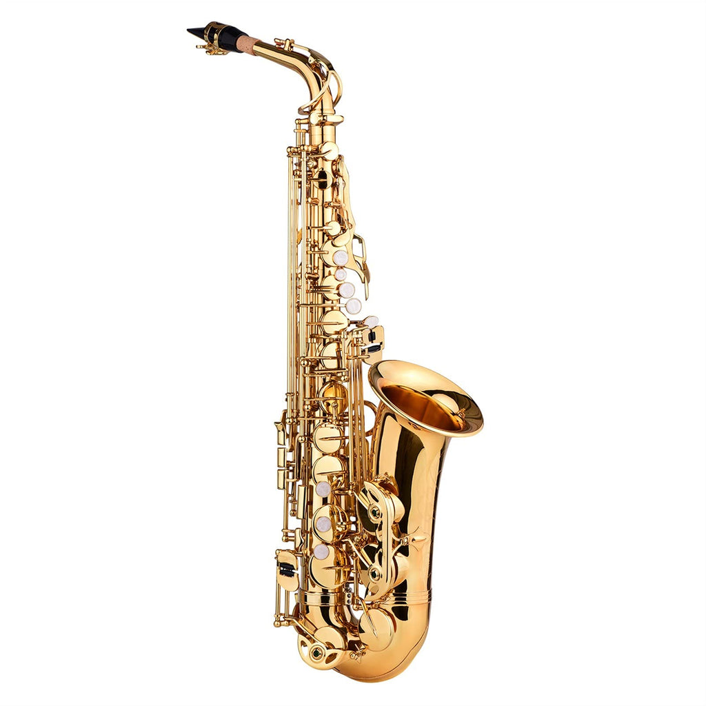 E Flat Alto Saxophone Brass Gold Lacquer V541