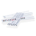 Clear Acrylic Mahjong Tile Rack and Pusher Set of 4 R237