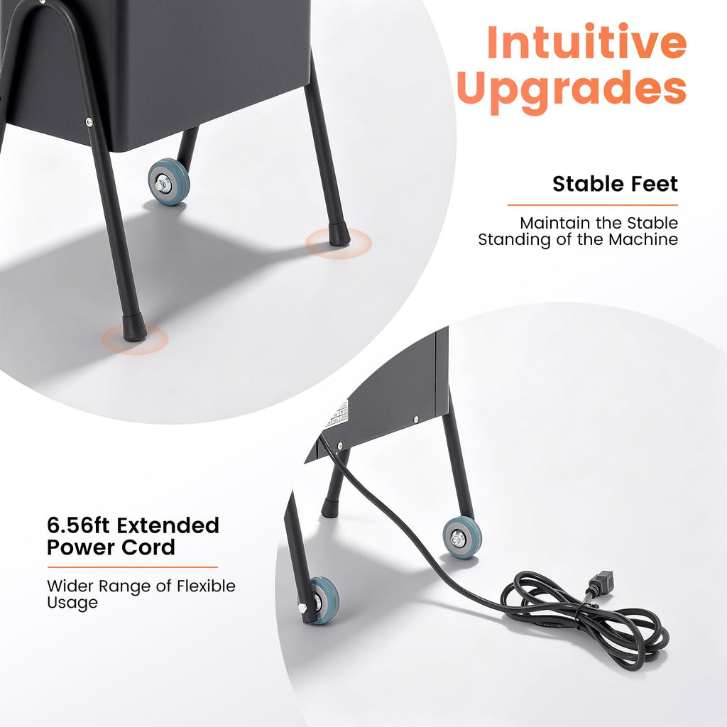 1200W Freestanding Hooded Hair Dryer with Wheels M313