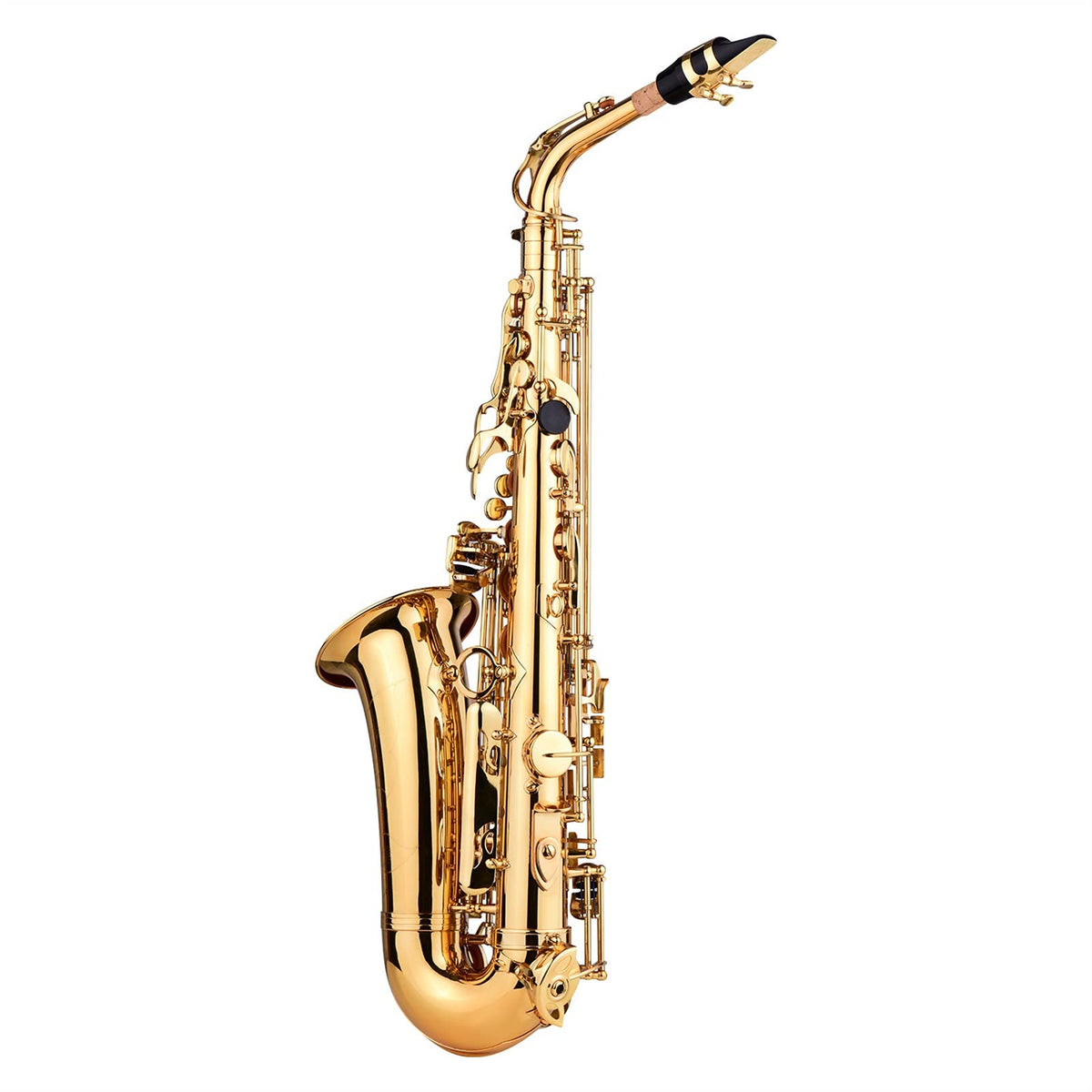 E Flat Alto Saxophone Brass Gold Lacquer V541