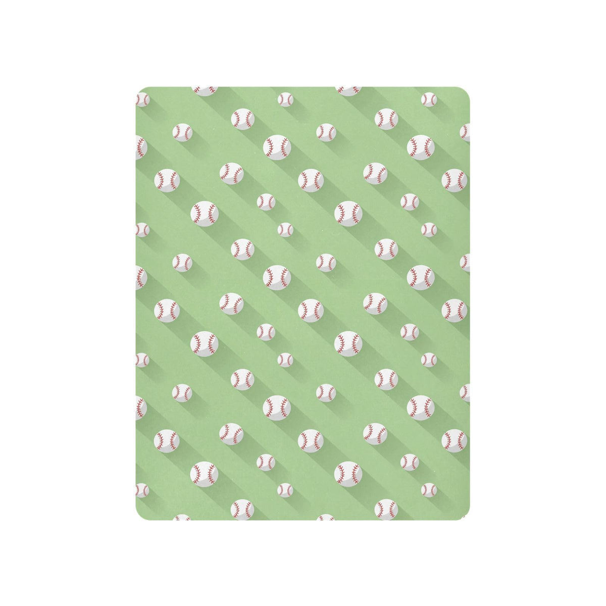 Baseball 3D Print Crib Sheet 52" x 28" N49567
