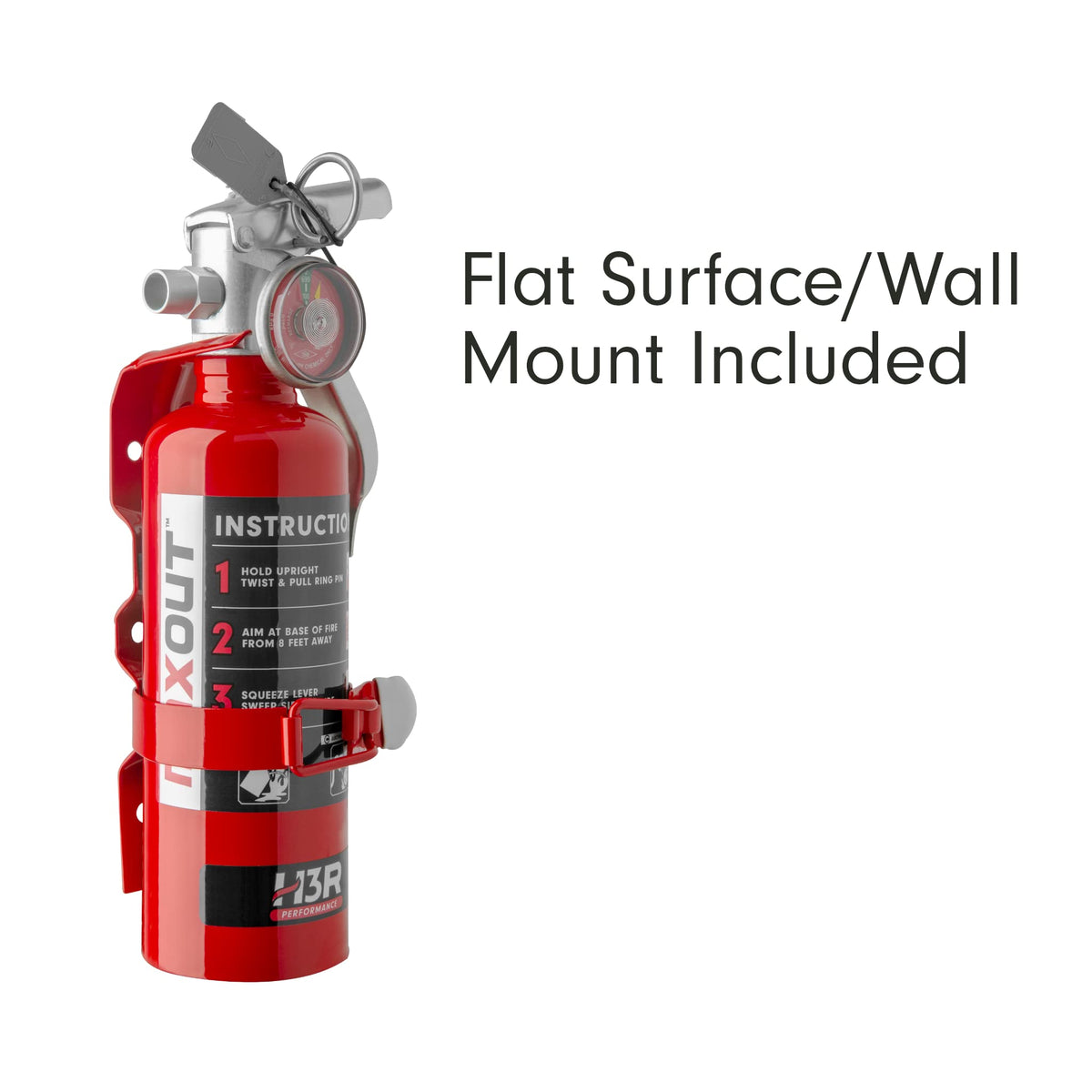Compact Refillable Purple K Dry Chemical Fire Extinguisher 1.0 lb X21602
