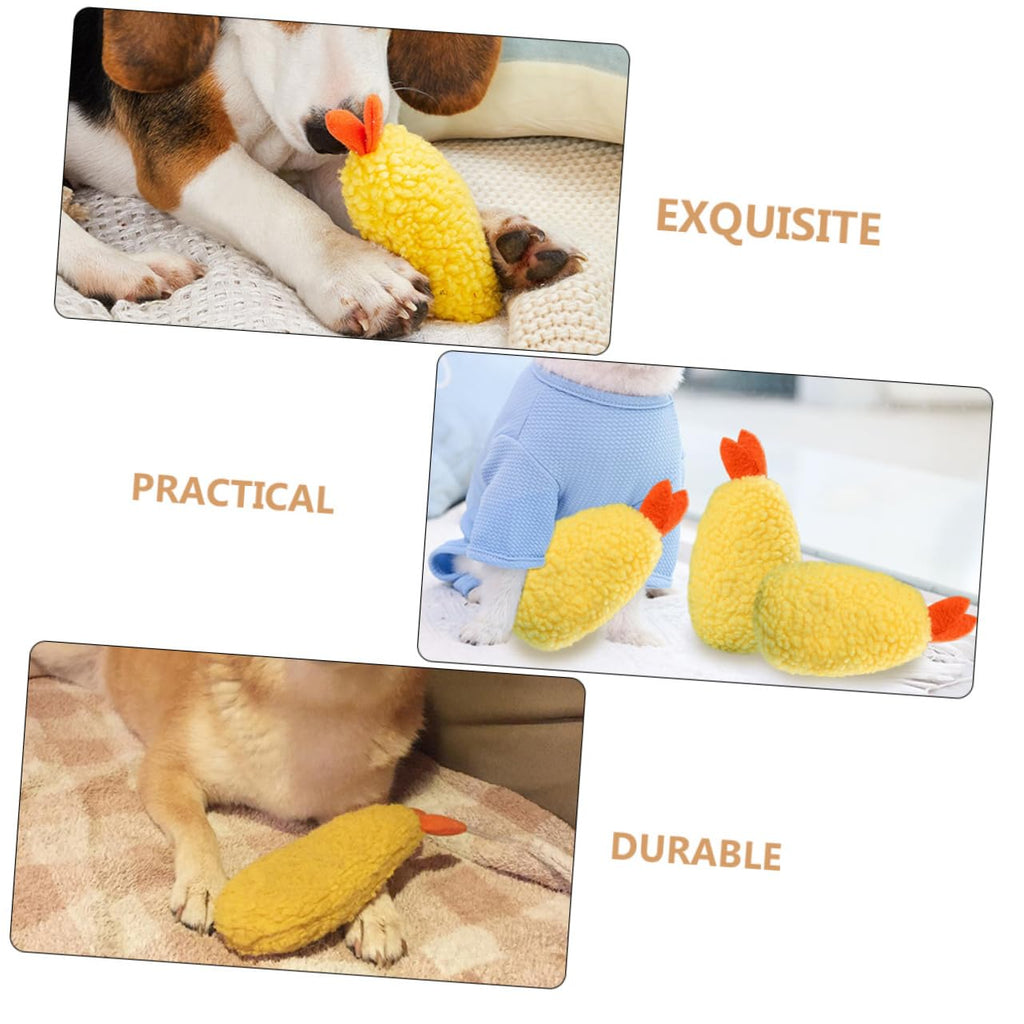 2 Pack Plush Squeaky Dog Toy Y7137