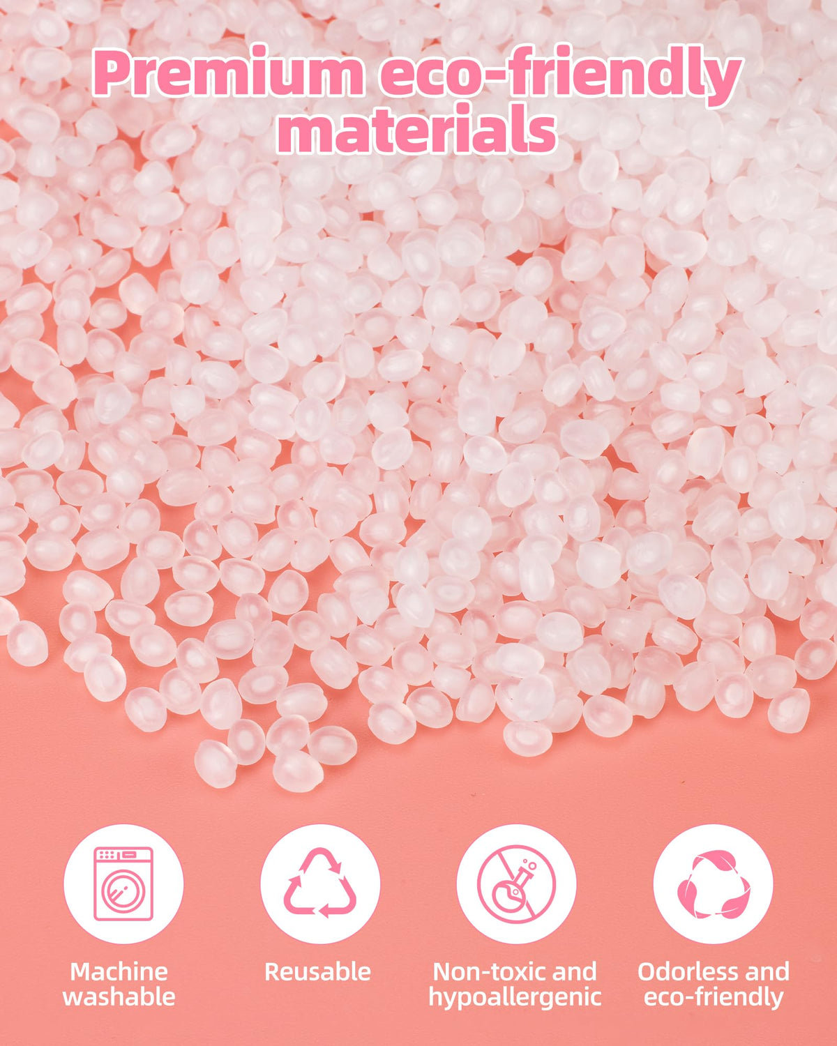 2 lb Poly Pellets Weighted Stuffing Beads Y735