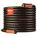 100 ft 5/8" Heavy Duty 4-Layer Rubber Garden Hose Q813341