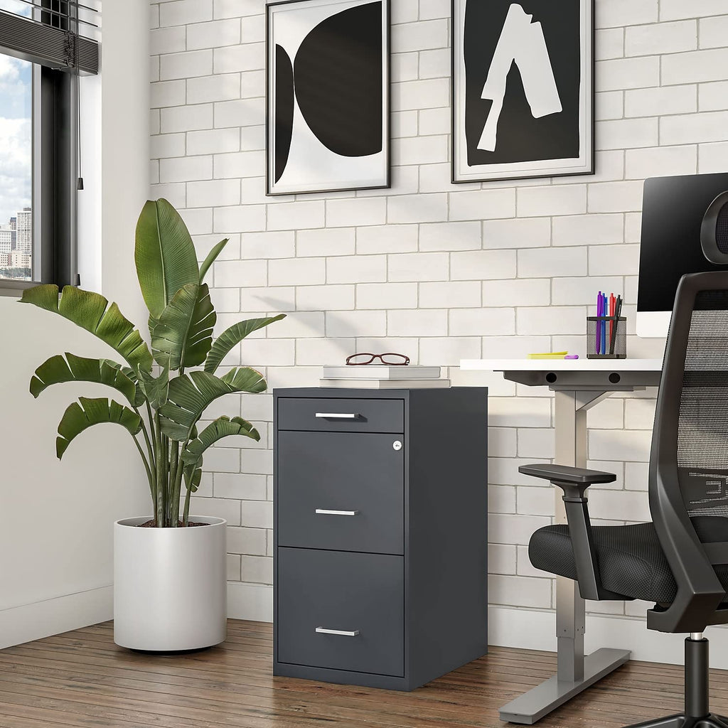 3 Drawer Letter Size Lockable File Cabinet I2894