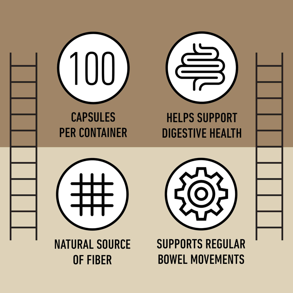 Organic Psyllium Husk Capsules 660mg 500ct Y72887