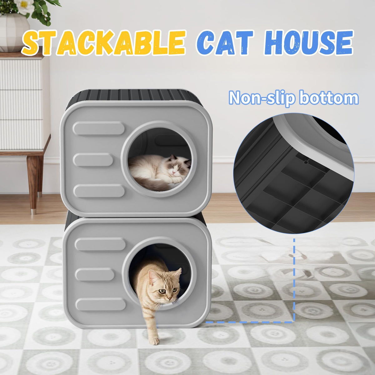 Weatherproof Outdoor Cat House V954