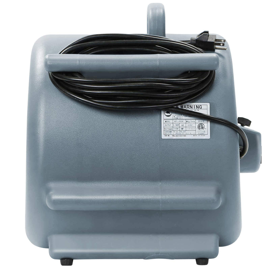 3 Speed 1/3 HP Industrial Floor Fan with 2 GFCI Outlets Q762