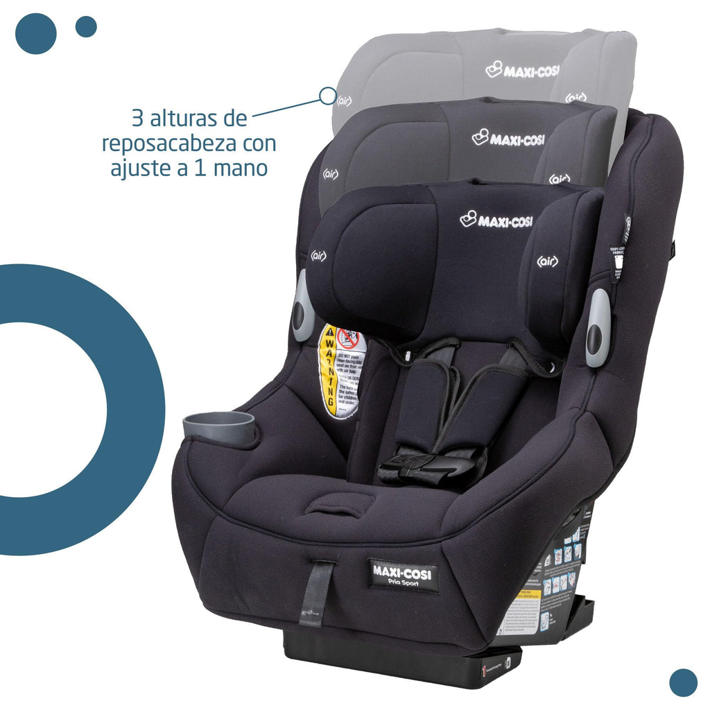 2-in-1 Convertible Car Seat Midnight Black P794