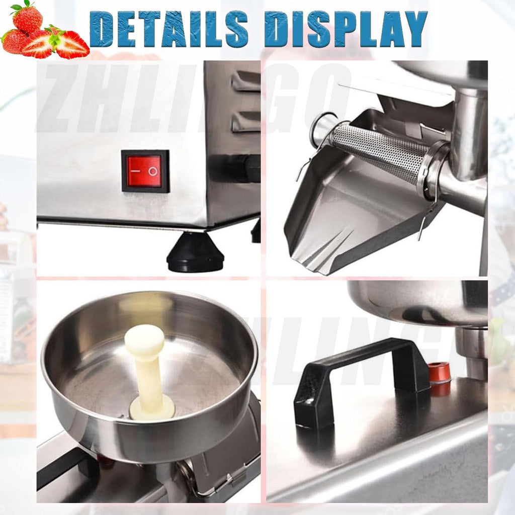 450W Electric Sauce Maker with Funnel & Trough R494