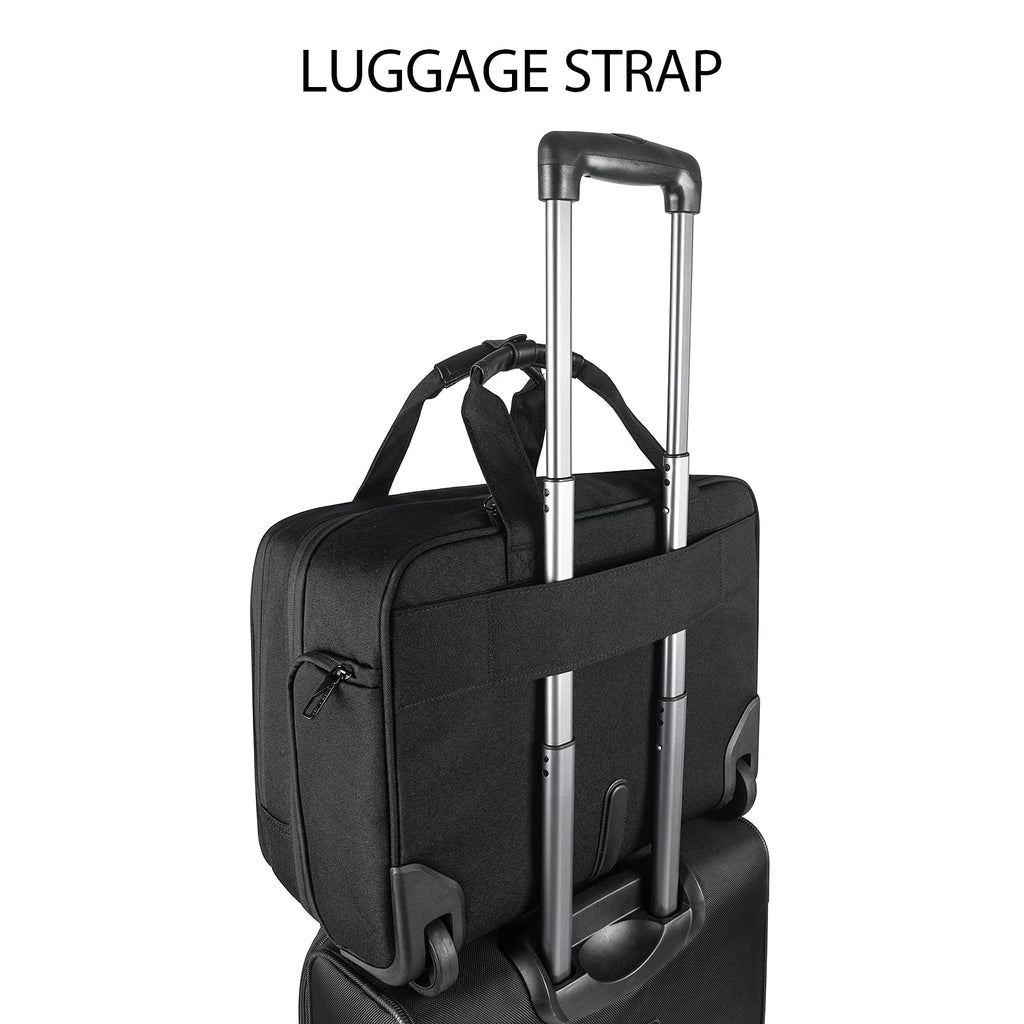 17.3 Inch Waterproof Black Rolling Laptop Bag O65623