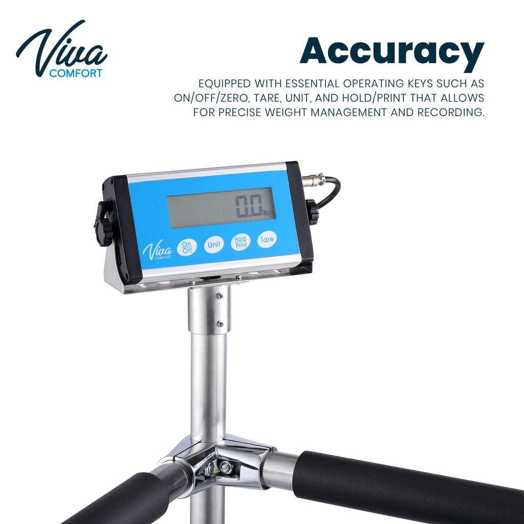 Medical Grade Digital Scale with Handles 660 lb Weight Capacity O539