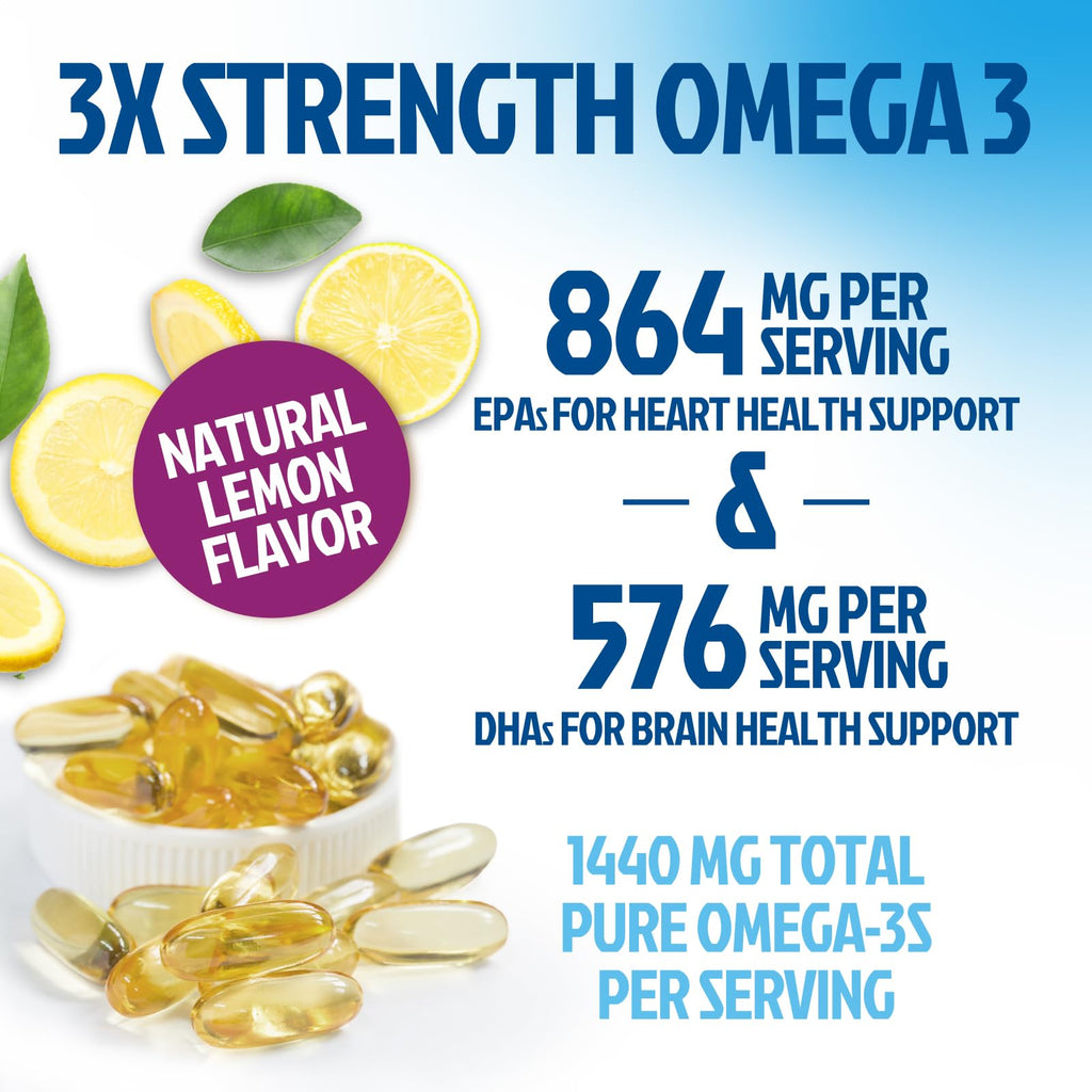 Omega 3 Fish Oil 2400mg Softgels T26173