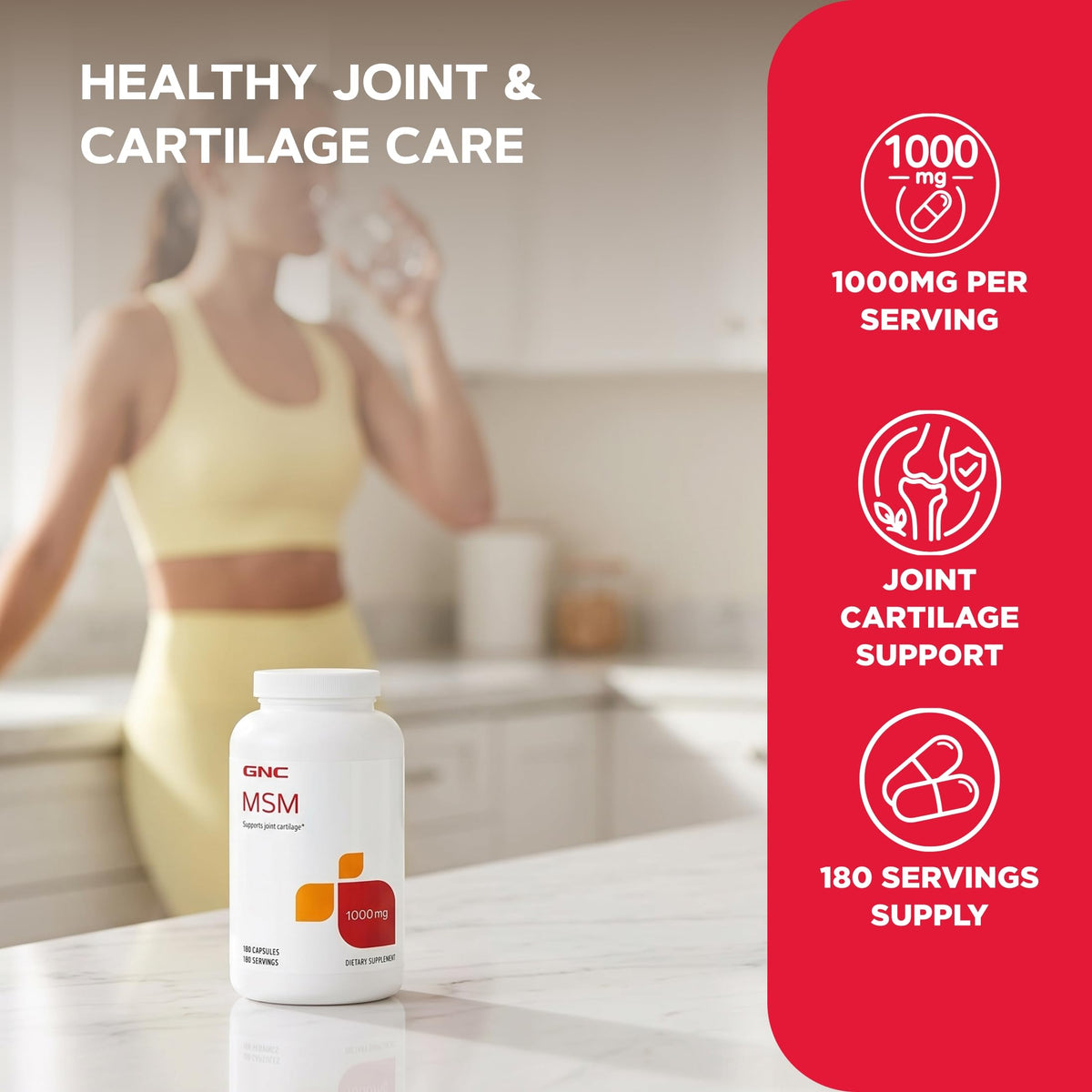 MSM 1000mg Supplement U466